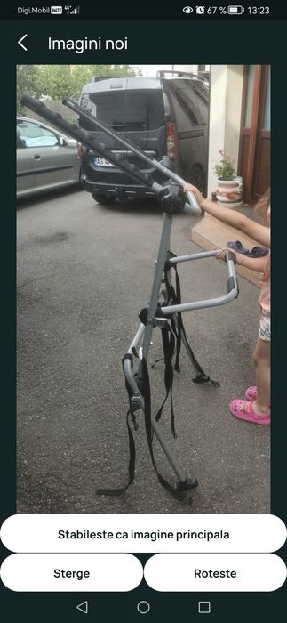 Suport pt. 3 biciclete cu prindere pe haion