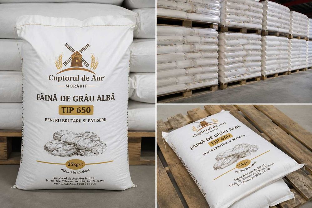 Faina alba de grau 650