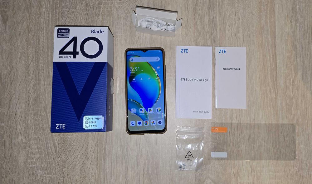 Telefon ZTE Blade V40, Dual SIM, 4GB RAM, 128 GB stocare, Negru