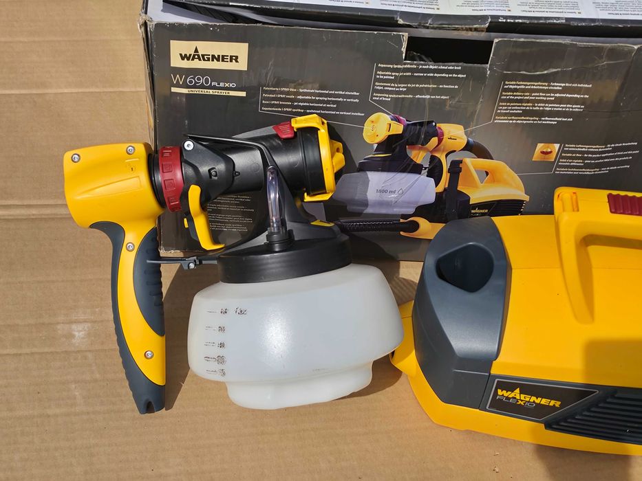 Pistol de vopsit/zugravit WAGNER W690 FLEXiO, 630W, 1800ml, 400ml/min