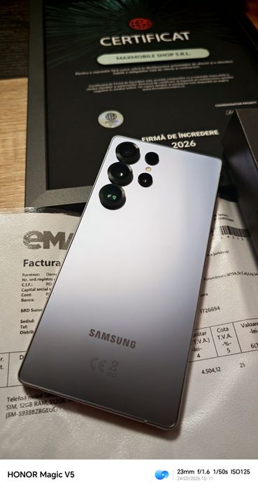 Samsung Galaxy S25 Ultra 5G / Silver Blue / Factura și Garanție !