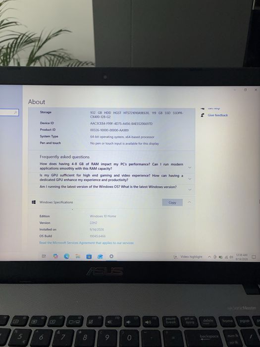 Laptop ASUS A550VX-XX286D i5-6300HQ