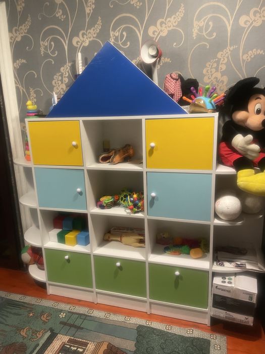 Шкаф полка для игрушек