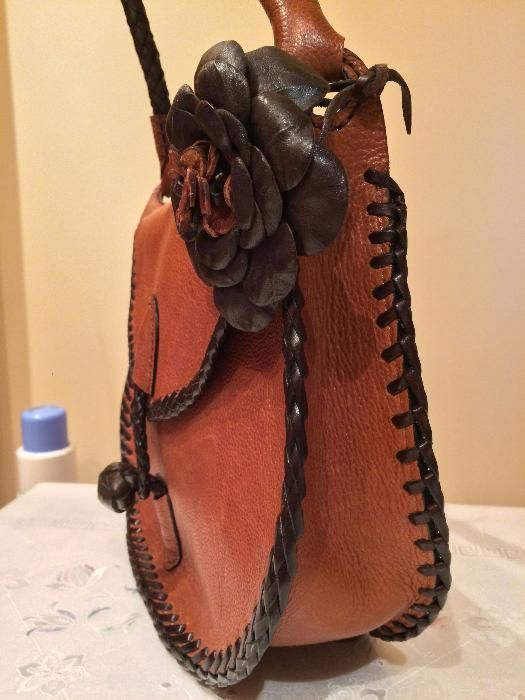 Испанская кожаная сумка, новая