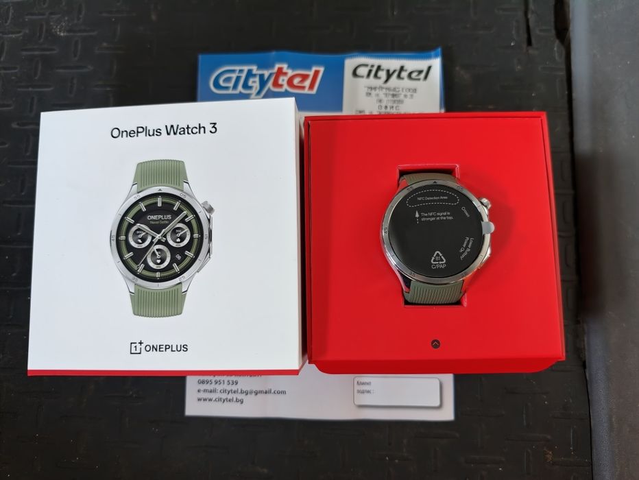 Oneplus watch 3-като нов, гаранция.
