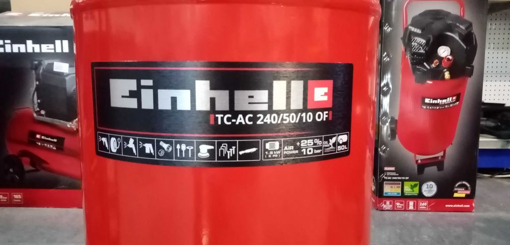 Компресор Einhell 50 литра , сух TH-AC 240/50/10 OF