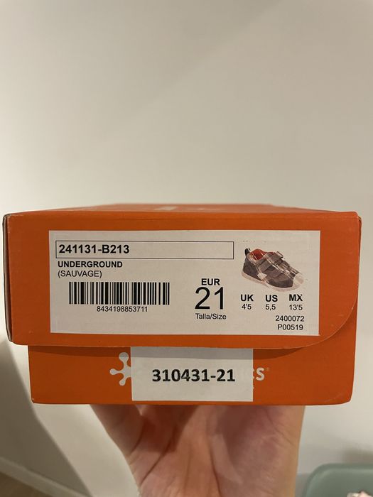 Pantofi baieti, din piele naturala, Maro, Biomecanics 251127-B168