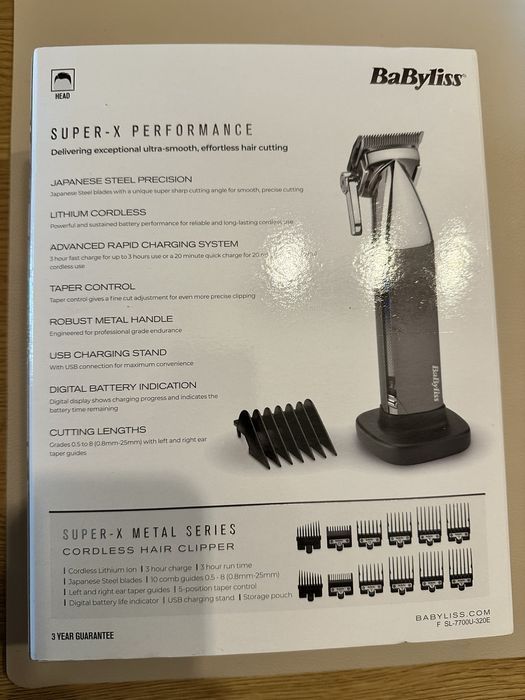 Masina De Tuns Fara Fir Babyliss Men Super-X