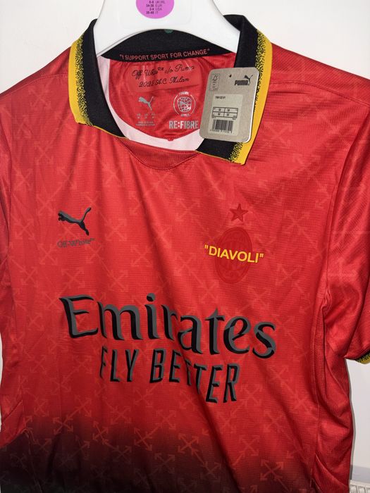 Tricou M AC Milan Rosu Verde Nou