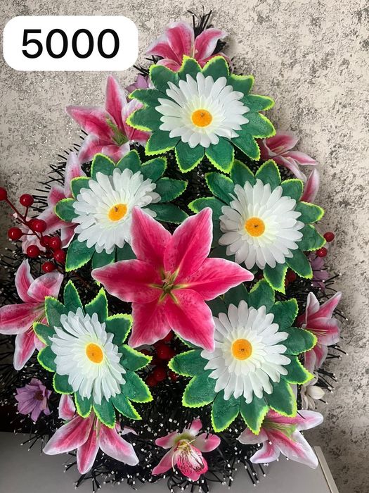 Цветы искусственные венки ритуальные