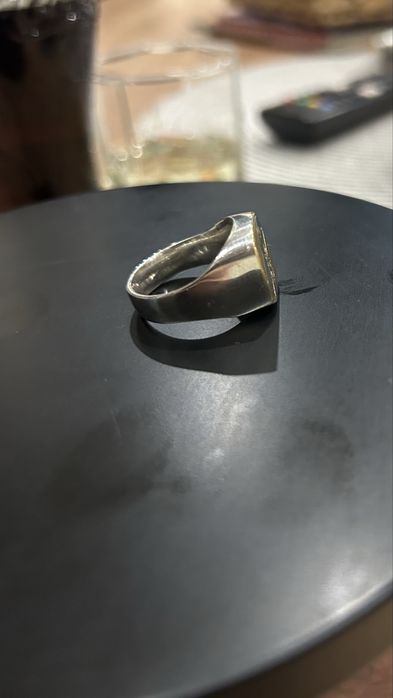 Мъжки пръстен сребро и злато