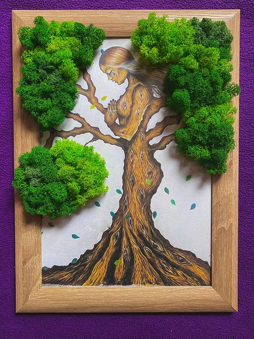 Картина от Скандинавски мъх