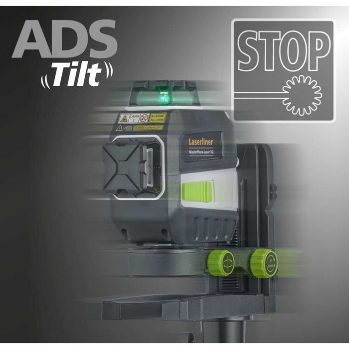 Зелен линеен лазерен нивелир Laserliner MasterPlane-Laser 3G Pro