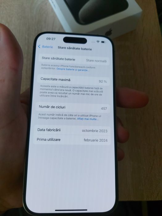 Iphone 15 Pro 256GB Natural titanium