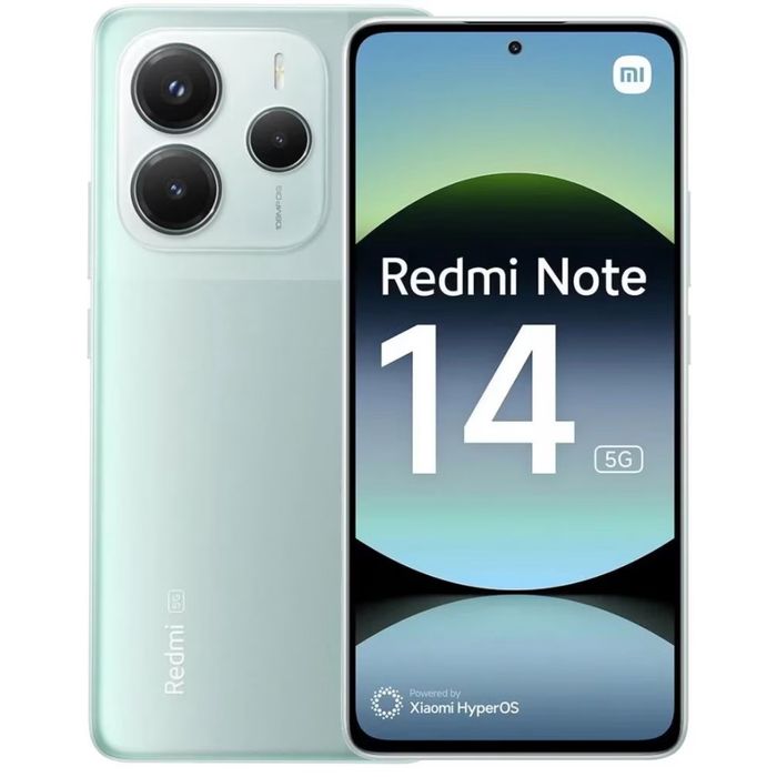 Смартфон XIAOMI REDMI NOTE 14 5G Green 128 GB, RAM 6 GB