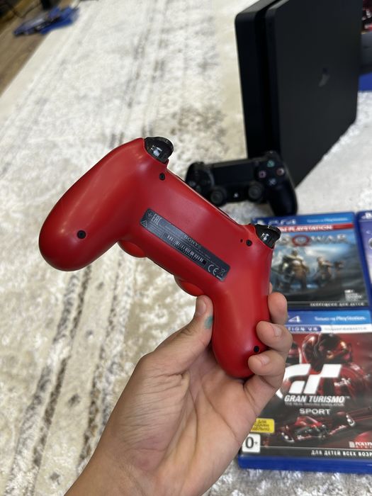 Пс 4 слим 1ТБ + игры