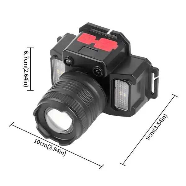 Водоустойчив челник с XHP50 диод, сензорно управление и COB светлина