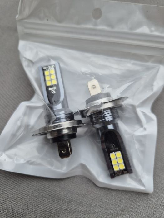 LED  крушки H7 и H1