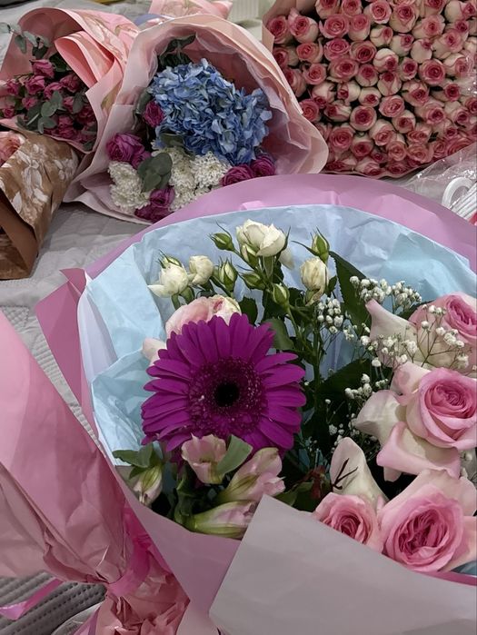 продам свежие букеты