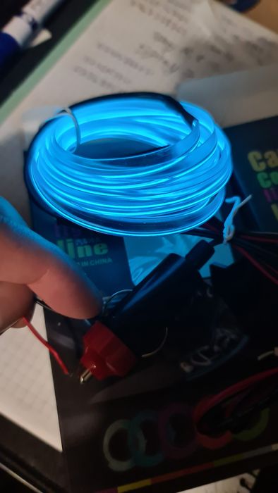 Fir led banda led lumina ambientala el wire fir led electroluminiscent