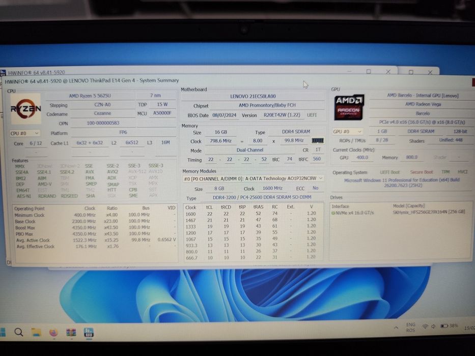 Laptop Lenovo ThinkPad
