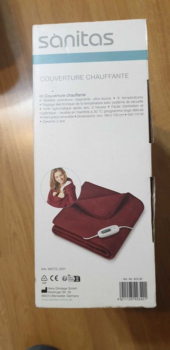 Ново електрическо одеяло, немско!