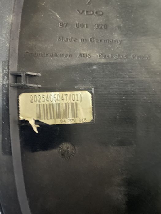 Щиток приборов w 202