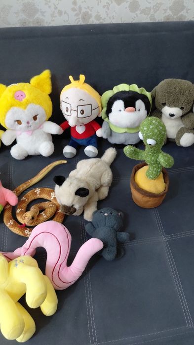 Игрушки пакетом в одни руки.