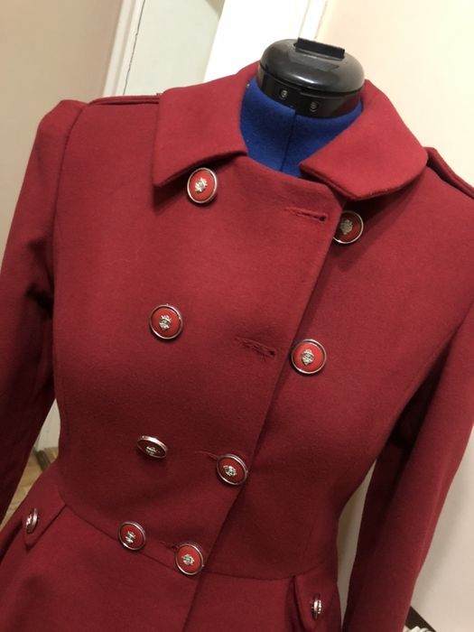 Palton rosu tip army