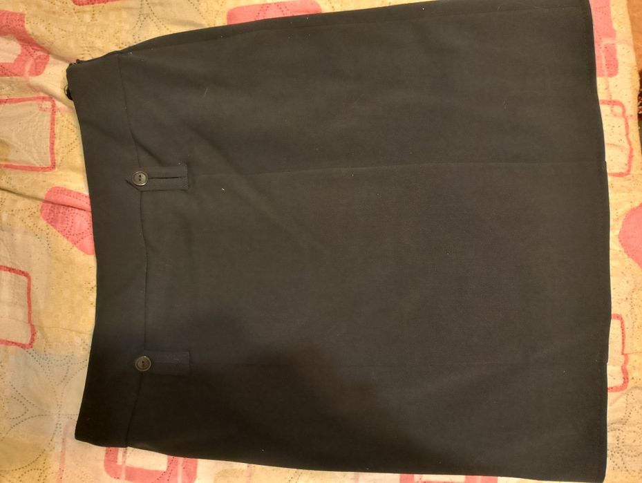 Синяя школьная юбка