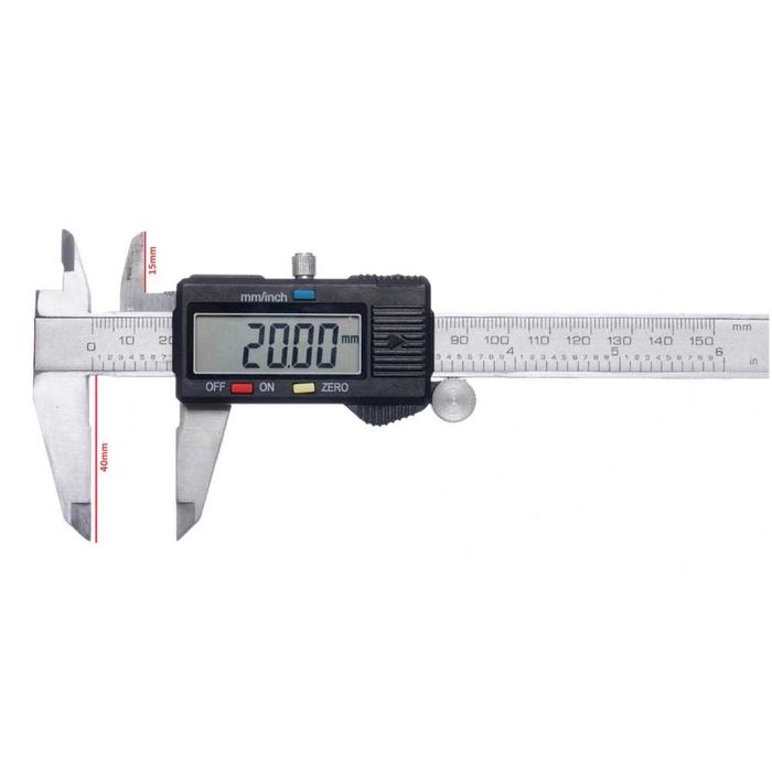 SUBLER DIGITAL, electronic, din inox, cu penar, afisaj LCD, nou, sigilat, realizat in Germania