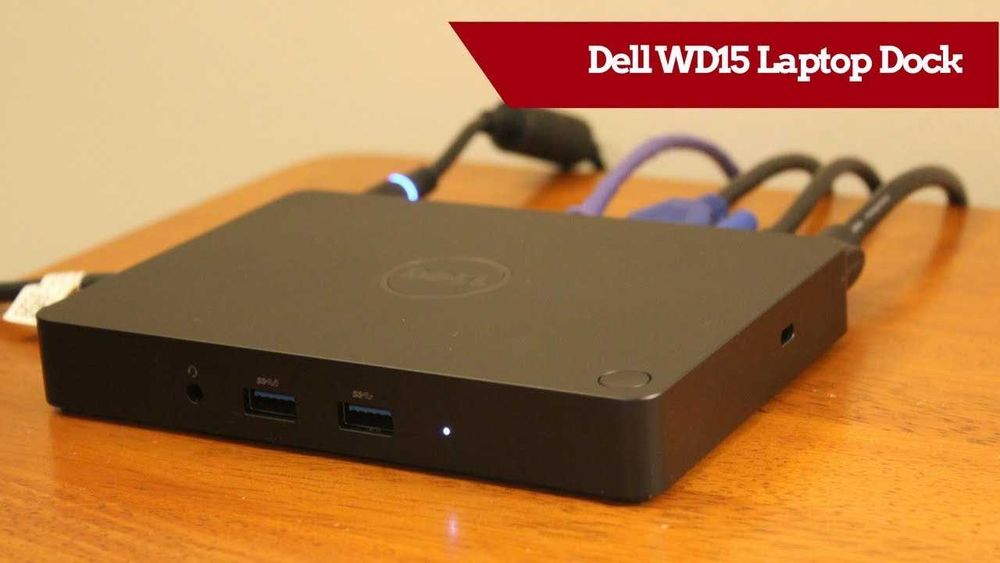 Statie andocare docking station original pentru laptop Dell WD15 K17A cu USB-C
