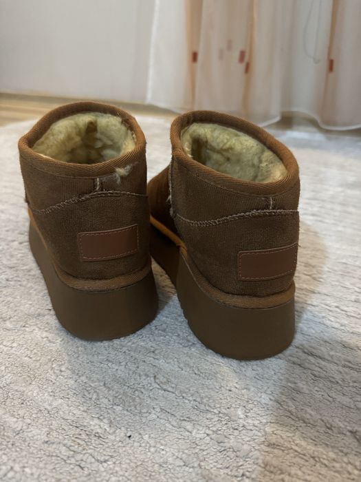 Тъмнокафеви велури боти/ботуши