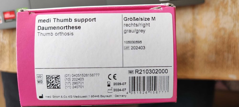 Ортеза десен палец размер М (medi)