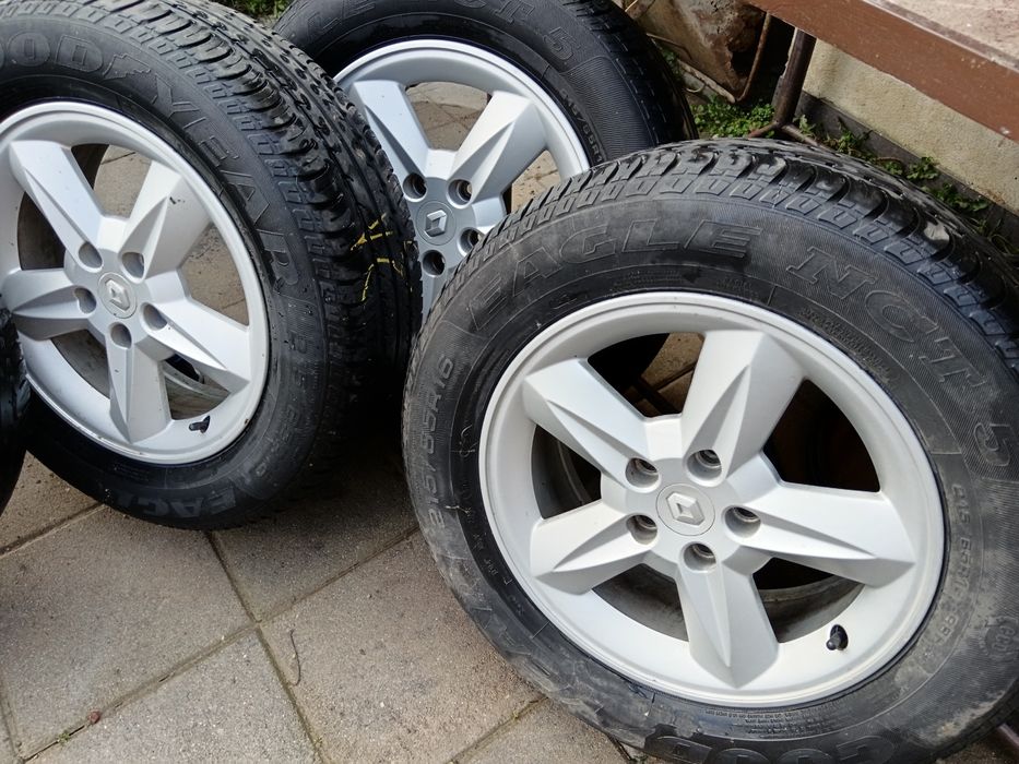 Продавам алуминиеви джанти за рено рх4.,заедно с гумитео