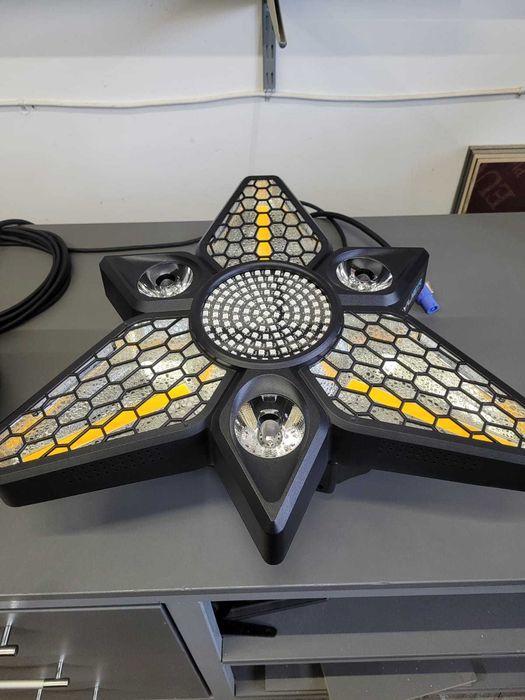 Lumini rotative 350W stil retro cob rgbw dj formatii club efecte scena