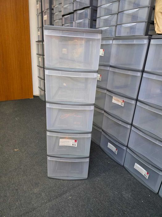 Organizator Polipropilenă 38 cm x 30 cm x 105.5 cm (5 sertare)