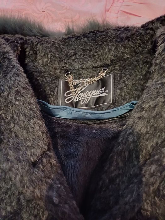 Пальто с капюшоном р.48