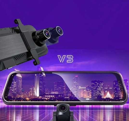 Sistem oglinda Full HD 1080p DVR + camera marsarier 12v - 24v