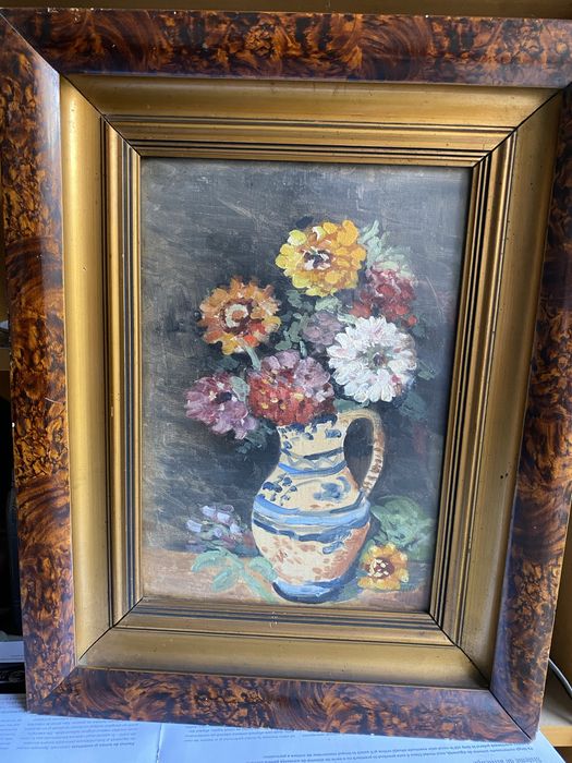 Vand tablou Vaza cu flori,ulei pe panza