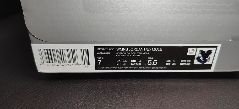 Nike Jordan Hex Mule, номер 38