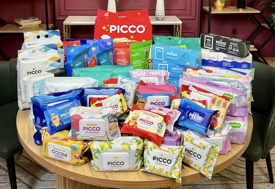 Памперсы и салфетки в ассортименте