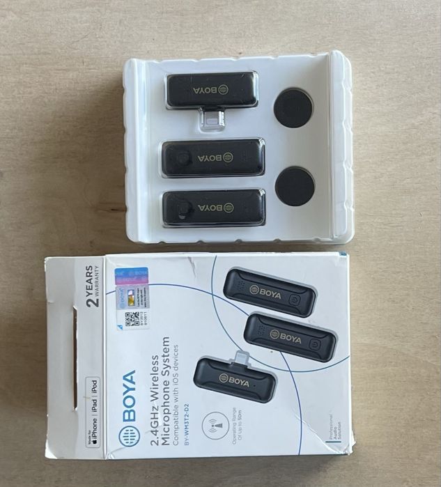 Set Lavaliere Boya BY-M1 – Conector Lightning – Audio Clar