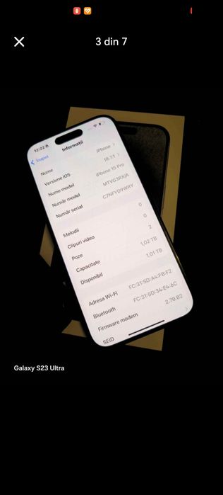 IPhone 15 Pro 1TB memorie ca Nou