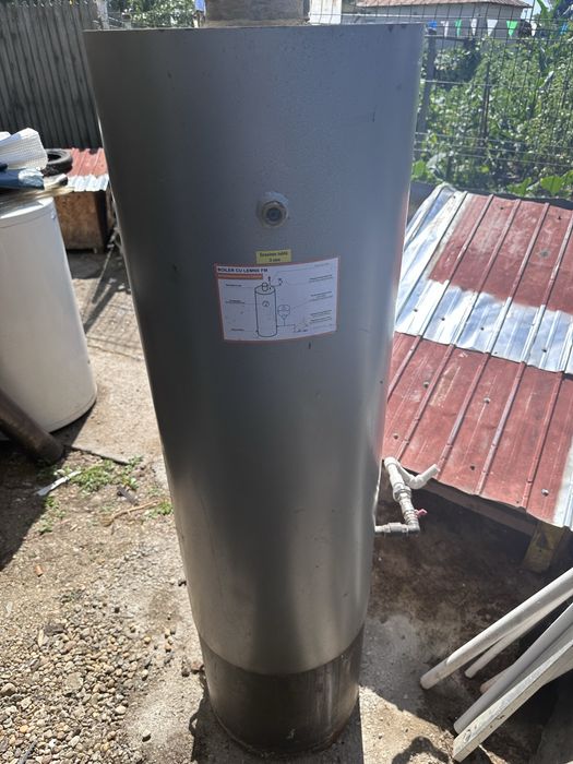 Vand boiler pe lemne + cos inox de 3 metri