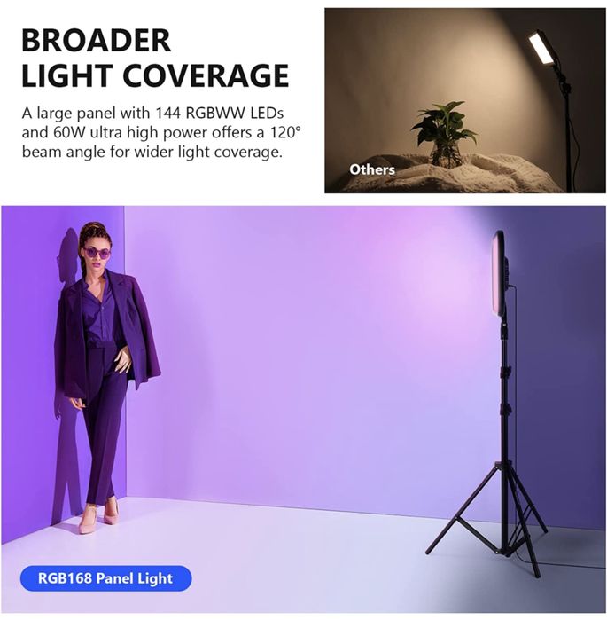 NEEWER RGB 18.3 Led Video Light — Лампа Лед свет
