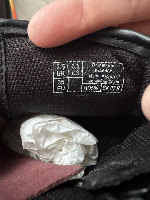 Bocanci piele naturala Dr Martens,copii