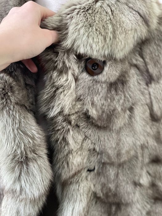 Палто естествен косъм