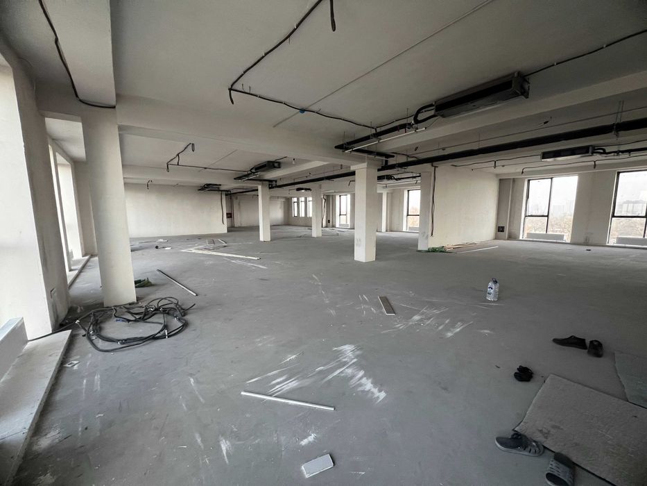 Аренда в бц /6 этаж — 1000 м² open space с ремонтом под арендатора(55)