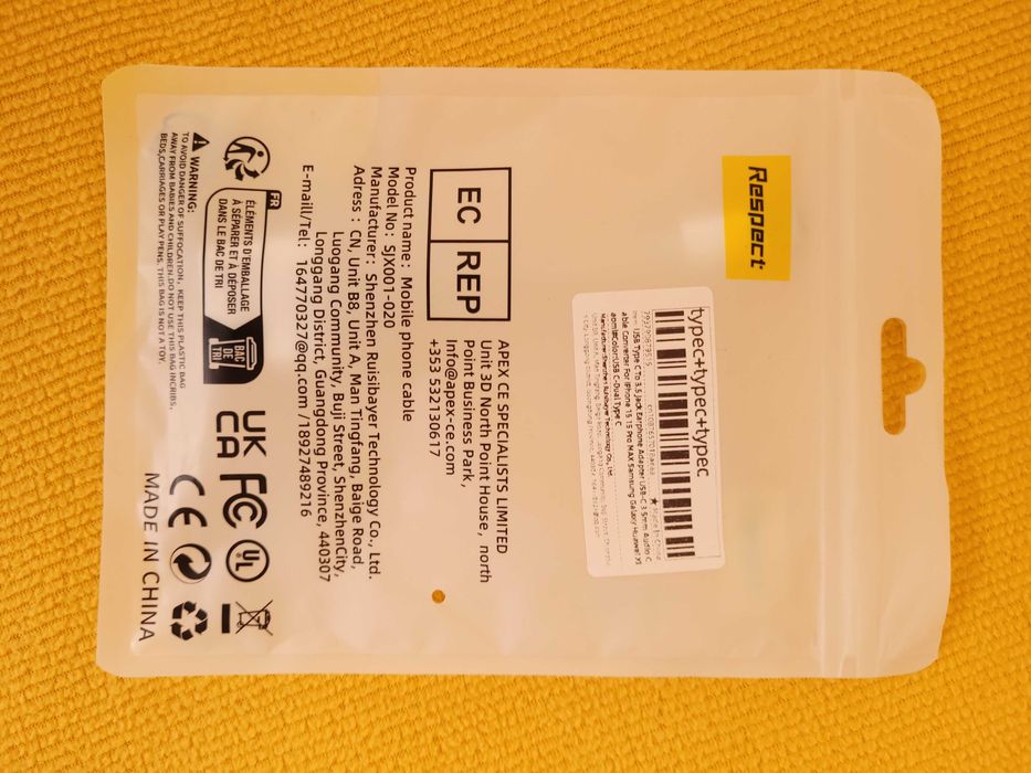 Adaptor USB-C tata to 2 x USB-C mama